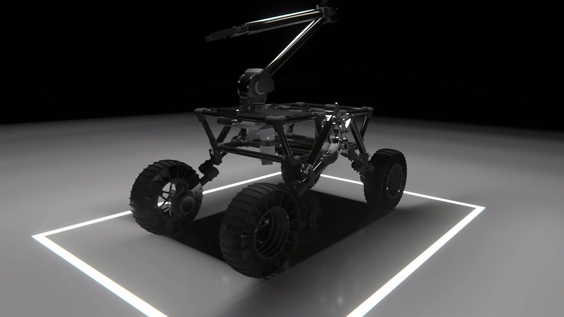 Complete rover reveal film, built around the team-supplied vehicle model.